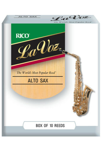 Caña Individual de Saxofón Alto, Rico La Voz Medium Hard