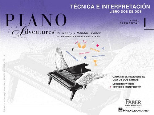 Libro de Piano, Piano Adventures, Técnica e Interpretación, Nivel Elemental 1