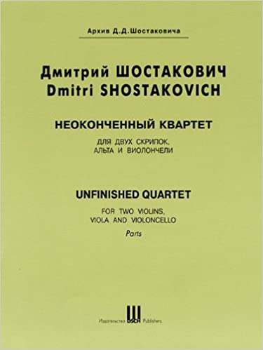 Libro de Violín, Viola y Cello, Unfinished Quartet