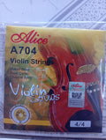 Juego de Cuerdas de Violín Alice A704  4/4