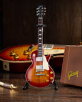 Réplica de guitarra en miniatura de Gibson Les Paul Standard Cherry Sunburst de 1959