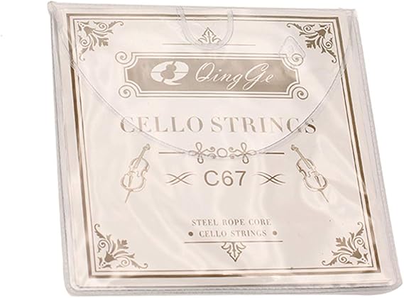 Juego de Cuerdas de Cello Q Qingge C67 Steel rope core 4/4-3/4