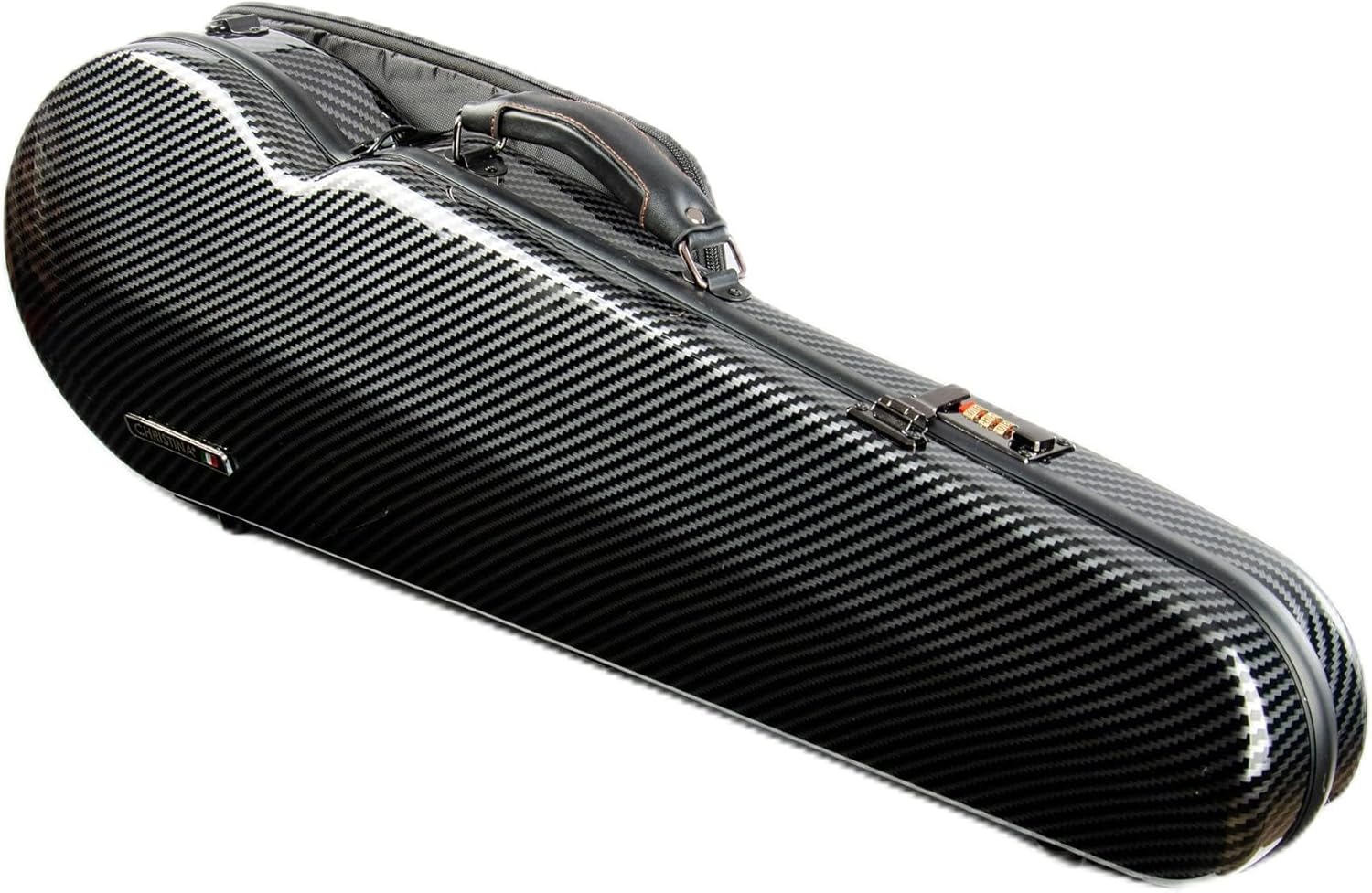 Estuche para Violín de fibra de carbono  4/4, Negro con gris