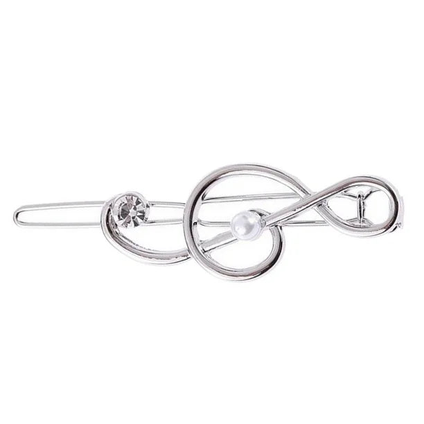 Vincha para el cabello con diseño de clave de sol