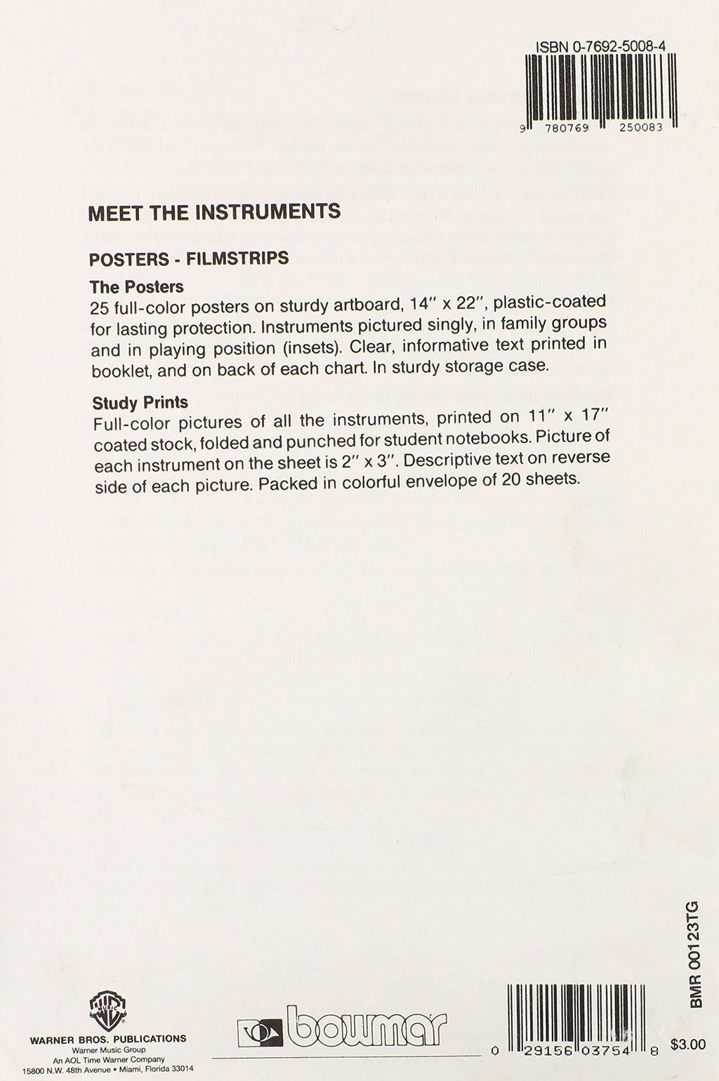 Meet the Instruments: Background and Reference Text Supplement by Mrs. Lucille Wood