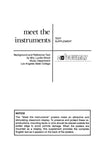 Meet the Instruments: Background and Reference Text Supplement by Mrs. Lucille Wood