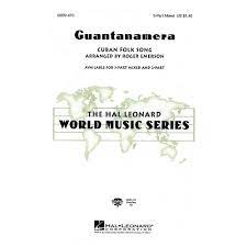 Partitura Coral Guantanamera 2 Voces