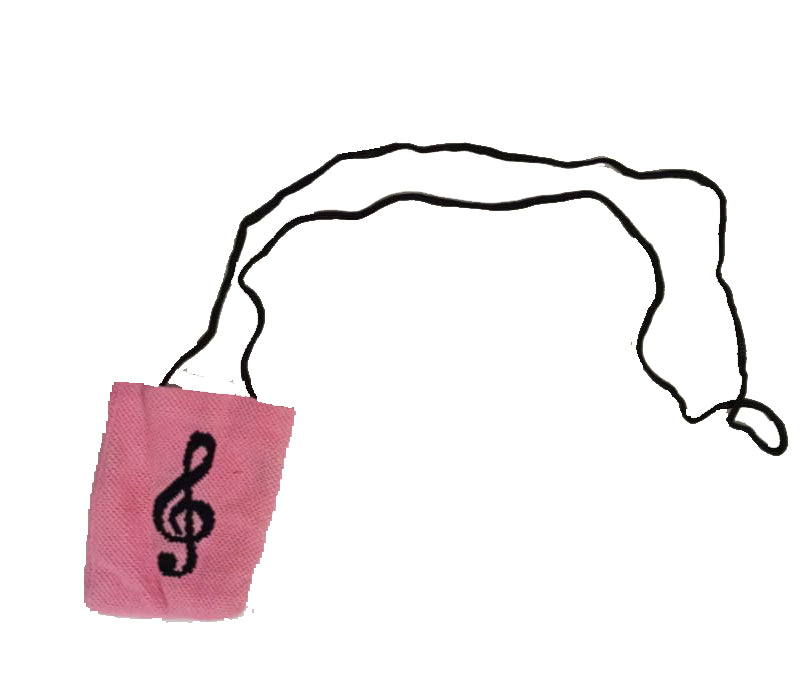 Bolsa de celulares con motivo de clave de sol