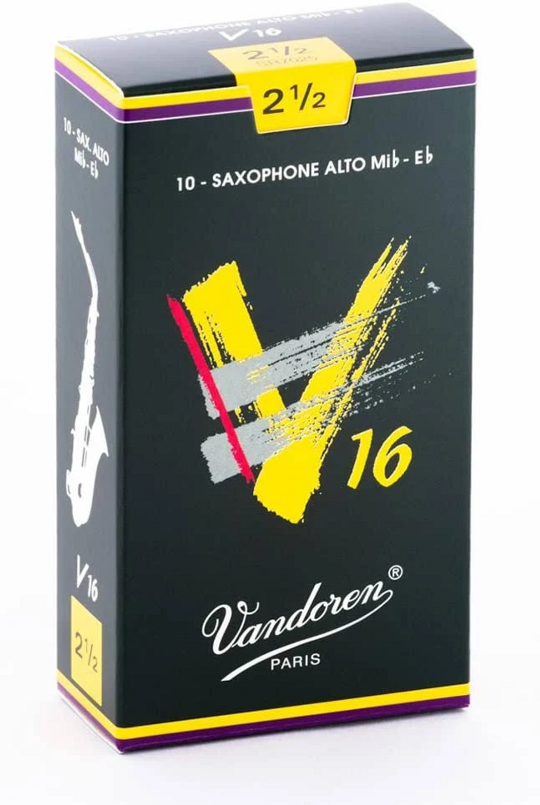 Caña individual de Saxofón Alto Mib-Eb, Vandoren Paris V16 #2 1/2