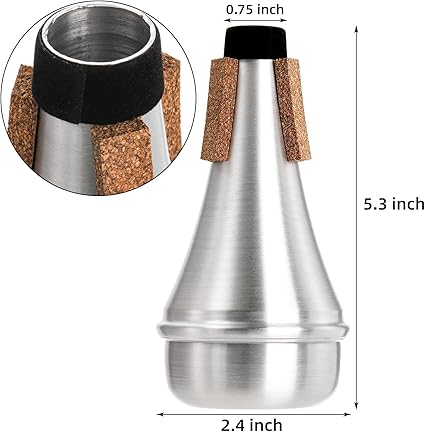 Sordina de aluminio para Trompeta Genérico