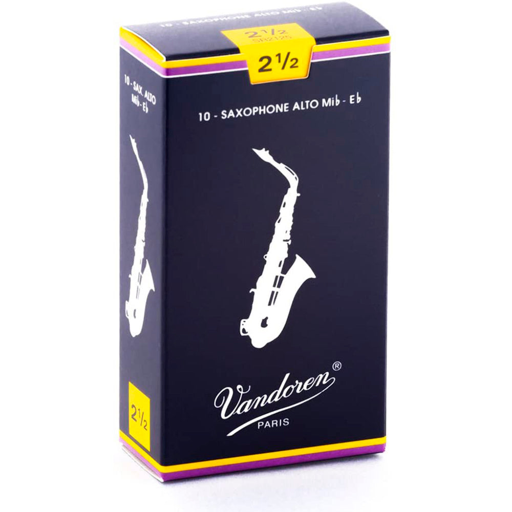 Caña Individual de Saxofón Alto Mib-Eb, Vandoren Paris #2 1/2