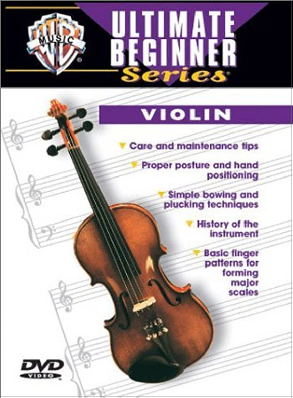 Ultimate Beginner Series: Violin by Warner Brothers Music, DVD, equivalente al Libro