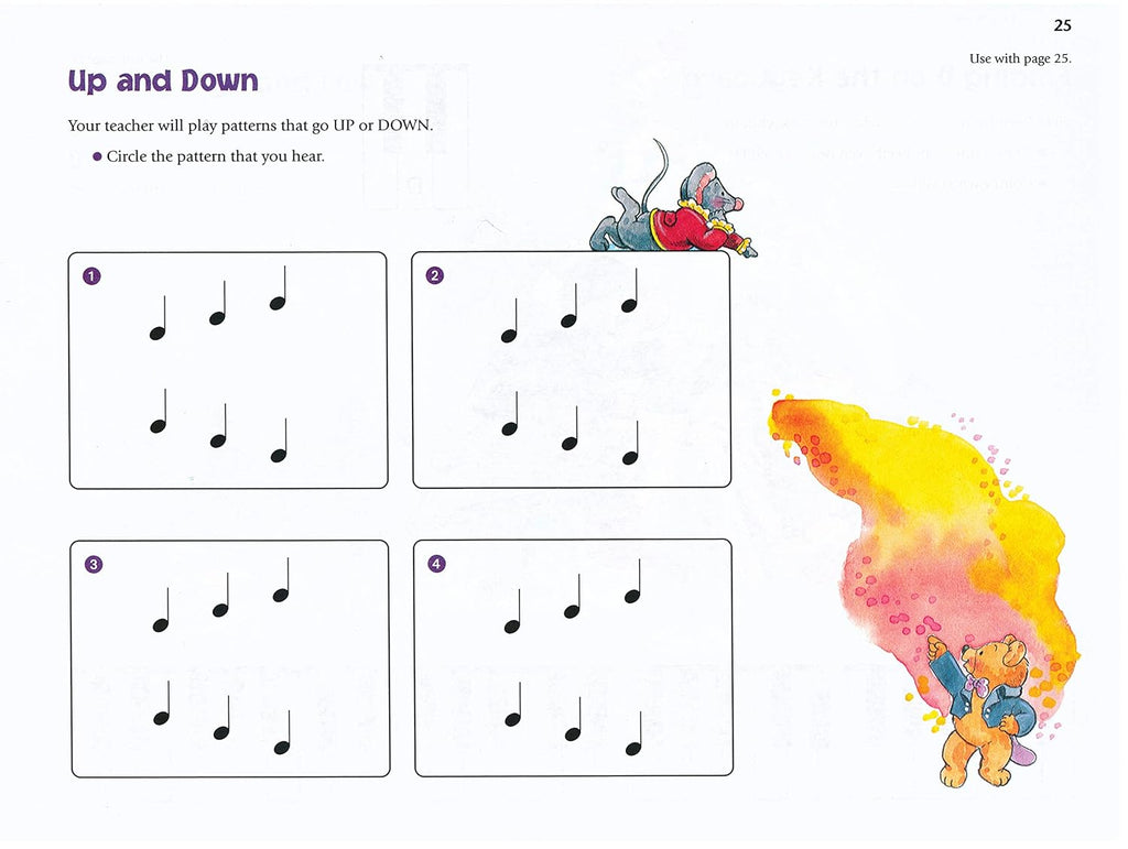 Libro de Piano Music for Little Mozarts  Workbook 1