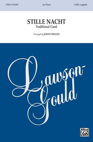 Partitura Coral Stille Nacht SATB, a cappella