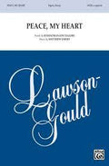 Partitura Coral Peace, My Heart SATB, a cappella