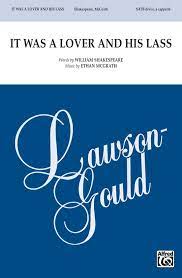 Partitura Coral It was a lover and his lass SATB divisi, a cappella