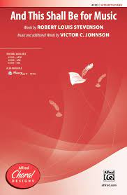Partitura Coral And This Shald Be For Music SATB con Piano