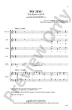 Partitura Coral Pie Jesu 3 Voces mix con Piano