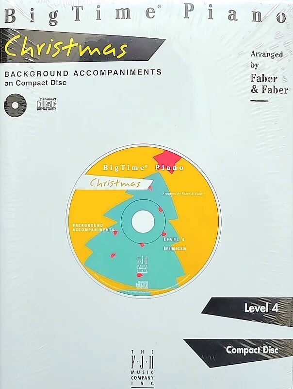 CD BigTime Piano - Christmas - Level 4 Background Accompaniments