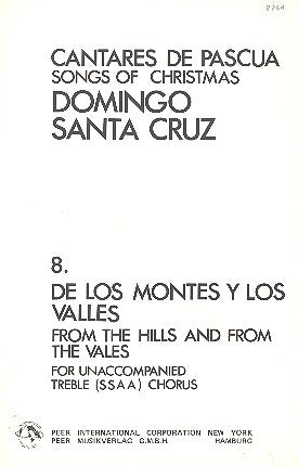 Domingo Santa Cruz Cantares de Pascua (Songs of Christmas)