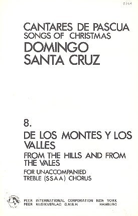 Domingo Santa Cruz Cantares de Pascua (Songs of Christmas)