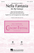 Partitura Coral Nella Fantasia - (In My Fantasy)  2 Voces