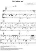 Partitura Pieces of Me Ashlee Simpson
