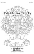 Partitura Coral Hodie Christus Natus Est Double Chorus