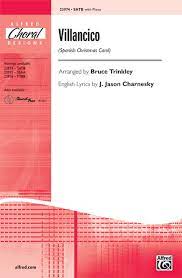 Partitura Coral Villancisco SATB with Piano