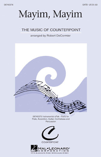 Partitura Coral Mayim, Mayim SATB