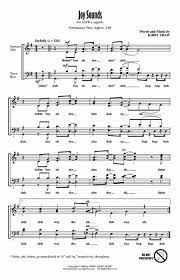 Partitura Coral Joy Sounds SATB