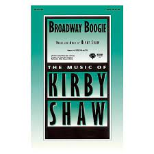 Partitura Coral Broadway Boogle SAB