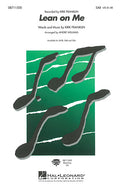 Partitura Coral Lean on Me SAB