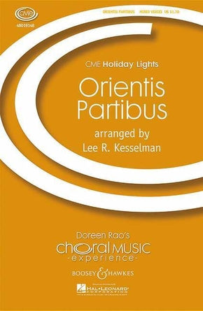 Partitura Coral Orientis Partibus Mixed Voices