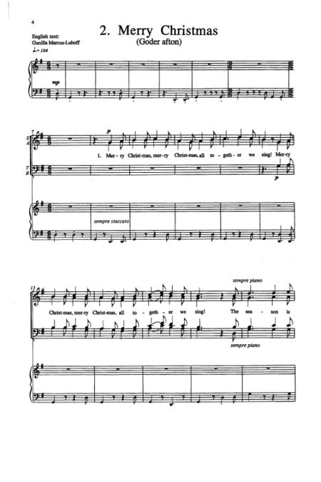 Partitura The Three Kings by Anders Ohrwall