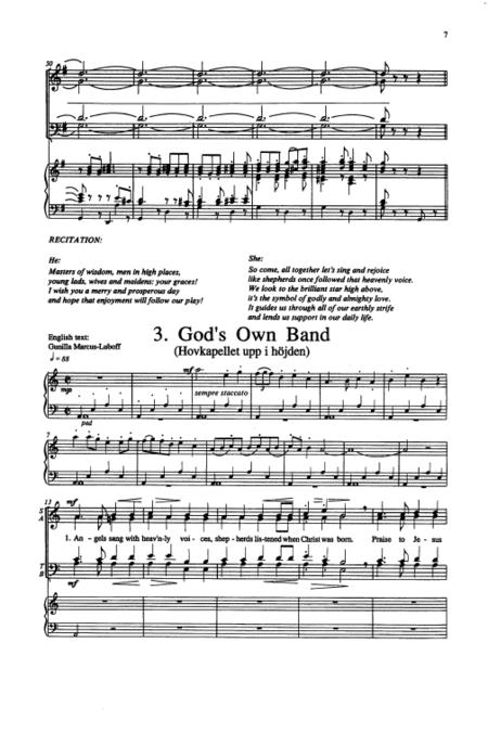Partitura The Three Kings by Anders Ohrwall