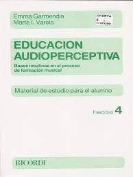 Partituras Educación Audioperceptiva Fascículo 4 Emma Garmendia