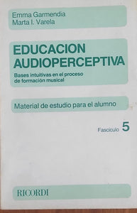 Partituras Educación Audioperceptiva Fascículo 5 Emma Garmendia