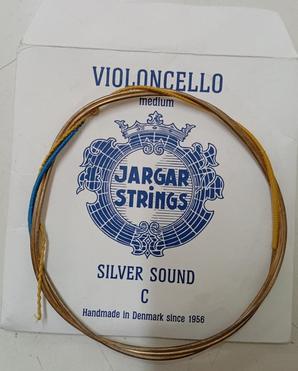 Cuerda Individual de Cello C (Do) Jargar 4/4 silver sound