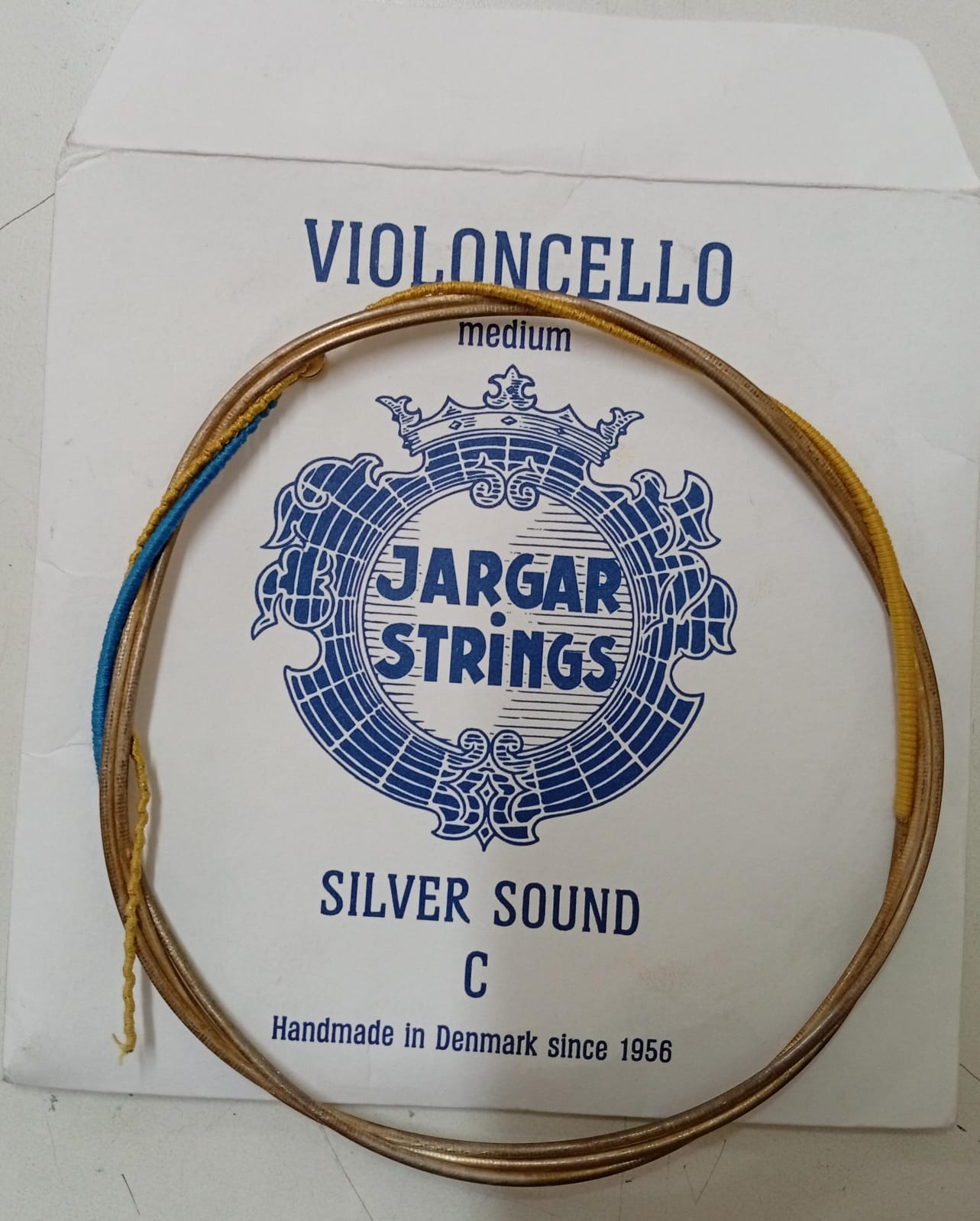 Cuerda Individual de Cello C (Do) Jargar 4/4 silver sound