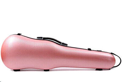 Estuche de Violín 4/4 de fibra de carbono Rosa