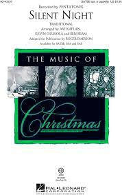 Partitura Coral Silent Night SAB