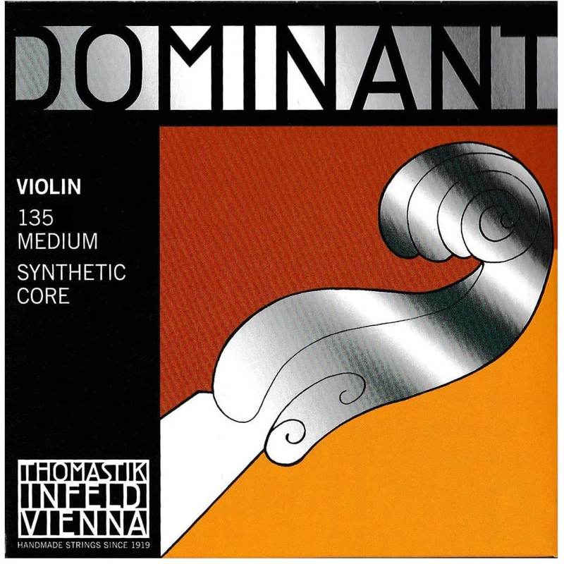 Juego de cuerdas de Violín  135  Medium Synthetic core Thomastik Dominant 4/4