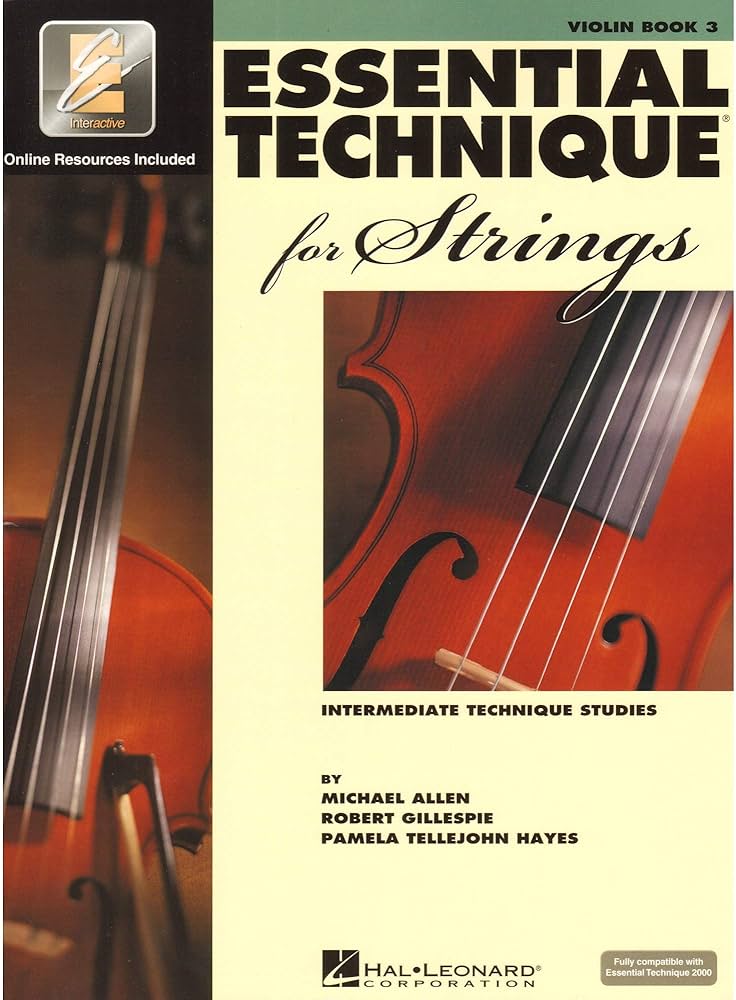 Libro de violin, Essential Technique for Strings Book 3