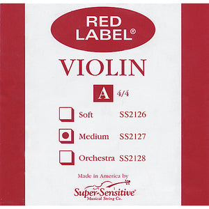 Cuerda Individual de Violín A (La) Red Label 4/4
