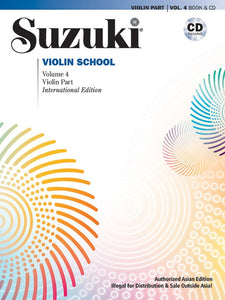 Libro de violín Suzuki Vol.4