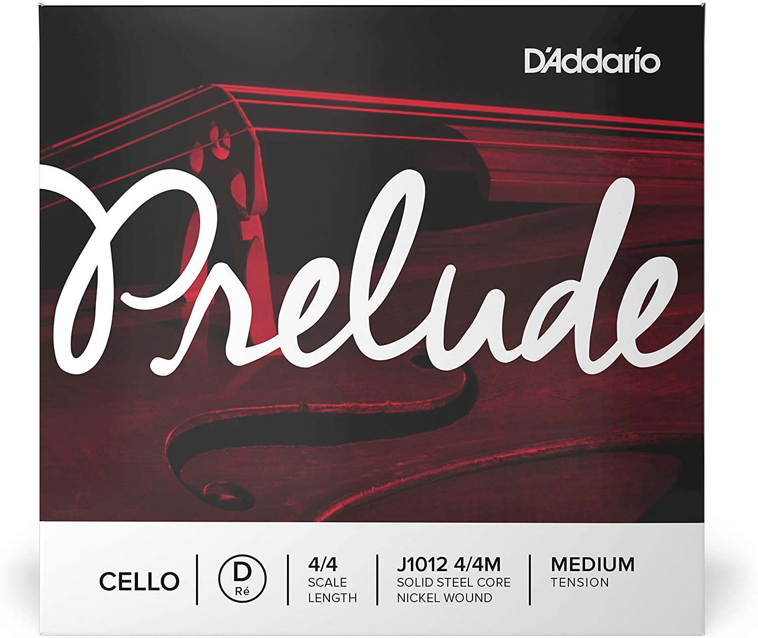 Cuerda Individual de Cello D (Re) Prelude D'Addario 4/4