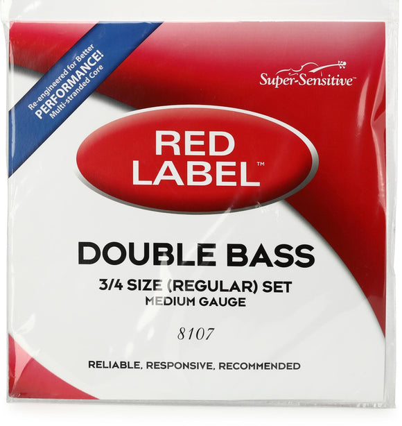 Juego de Cuerdas para Bajo, Red Label 3/4 Medium