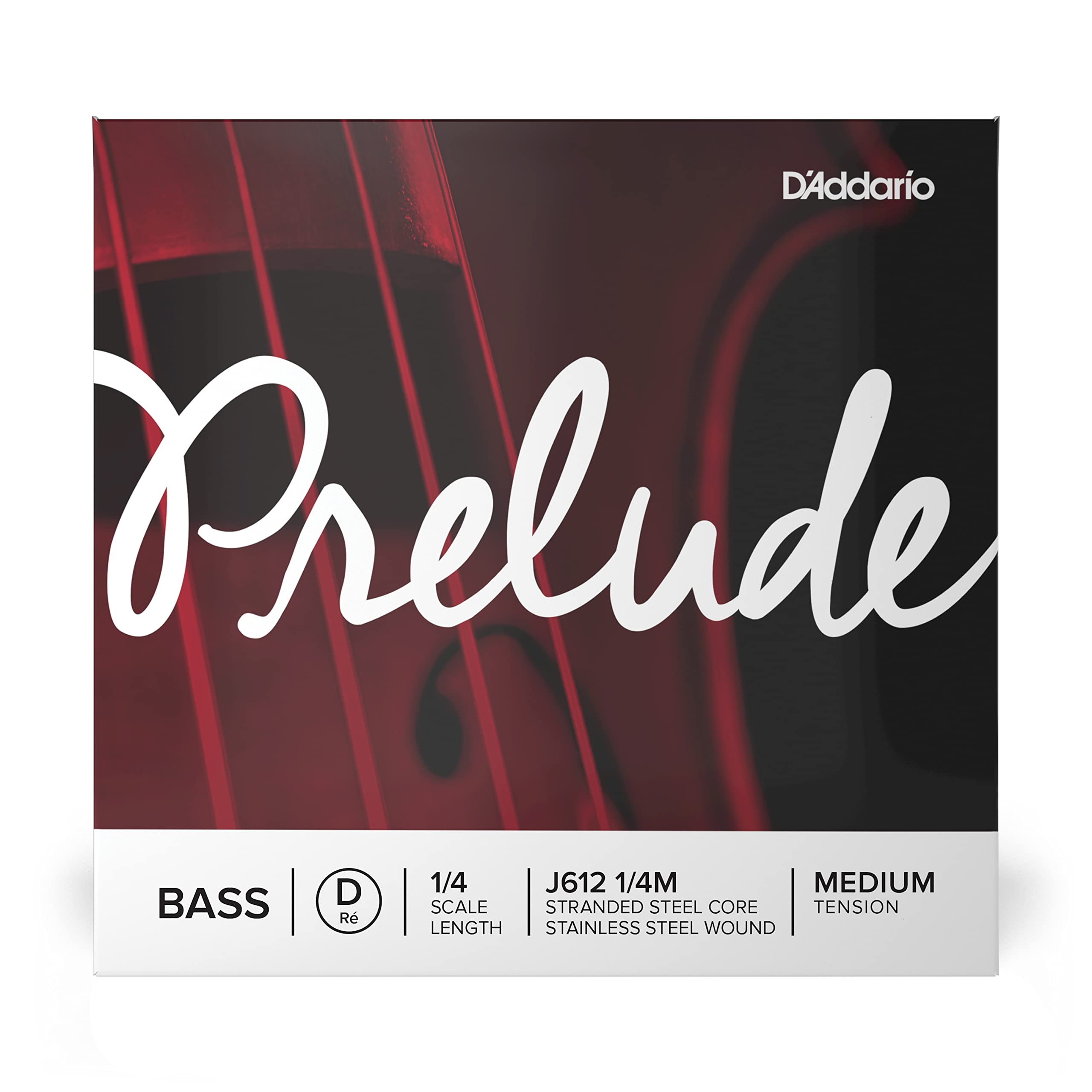 Juego de cuerdas de Bajo Prelude D'Addario 1/4 medium