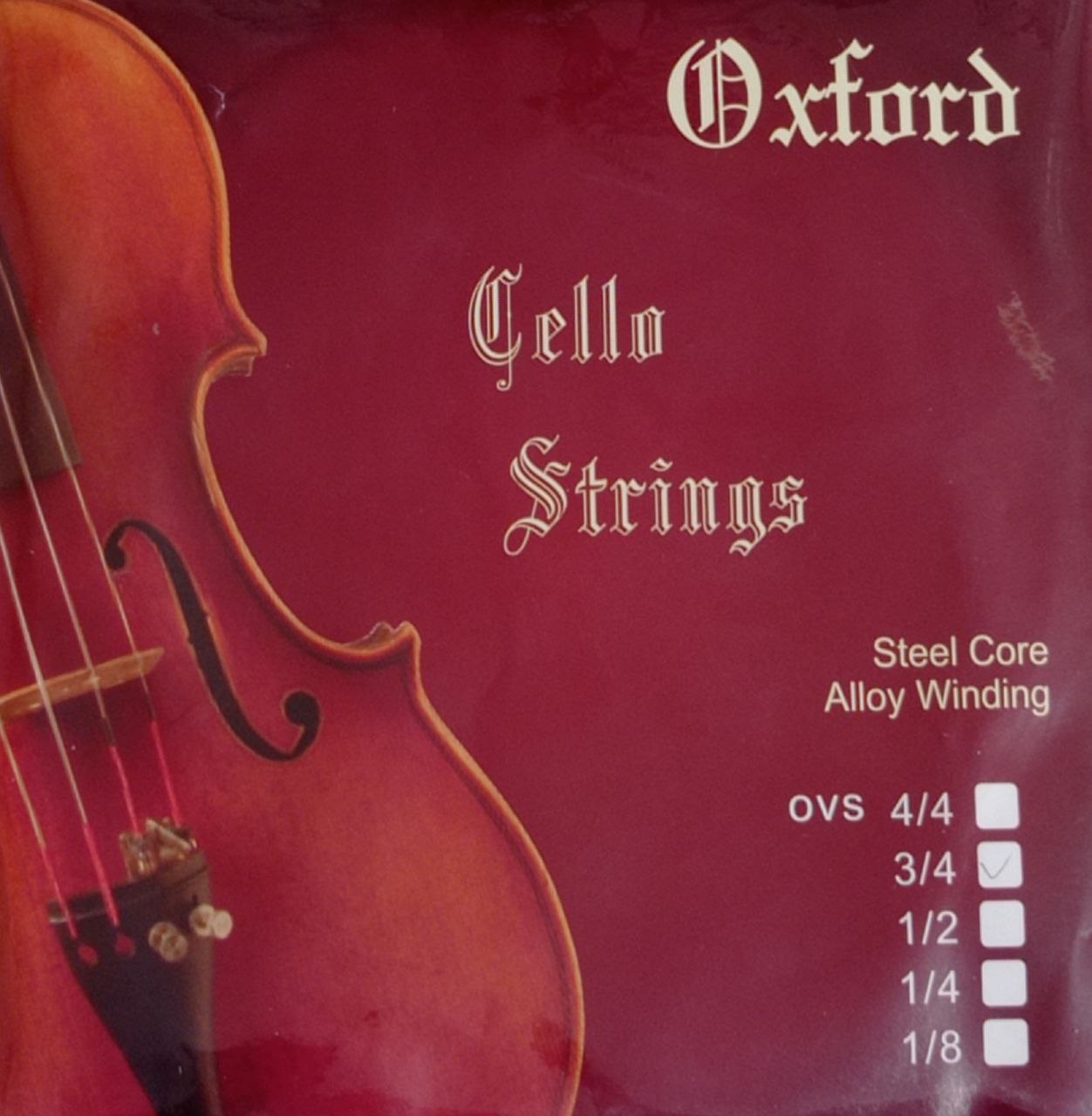 Juego de Cuerdas de Cello Oxford 1/2